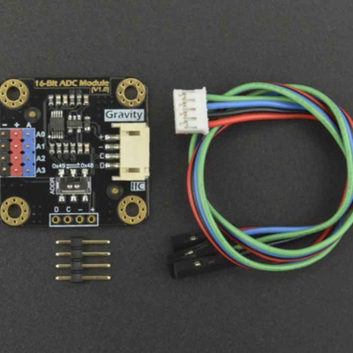 Image du produit DFRobot Gravity 16Bit 4-canaux ADC Convertisseur analogique numérique I2C ADS1115