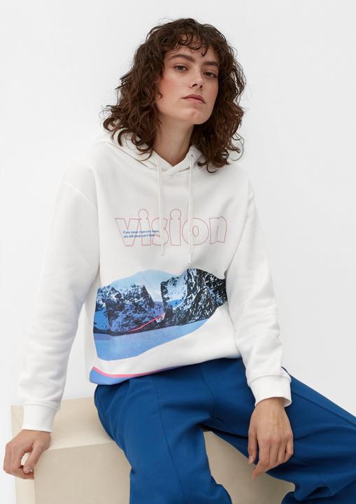 Produktbild s.Oliver Sweatshirt Kapuzenpullover mit Frontprint (38)