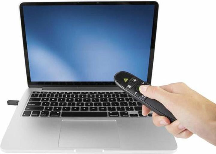 Immagine prodotto StarTech Telecomando per presentazioni senza fili con puntatore laser verde - 27 m - USB Presentazione C