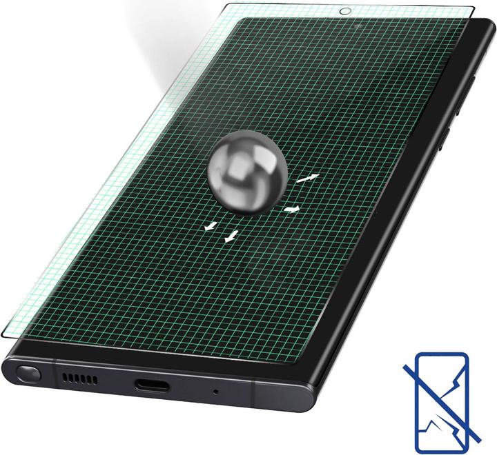 Produktbild 3MK 1UP Premium Polymer Schutzfolien 3Stk. (3 Stück, Samsung Galaxy S22 Ultra)