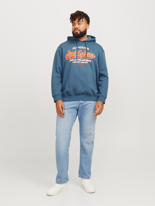 Produktbild Jack & Jones JJELOGO SWEAT HOOD 2 COL 24/25 NOOS PLS (5XL)