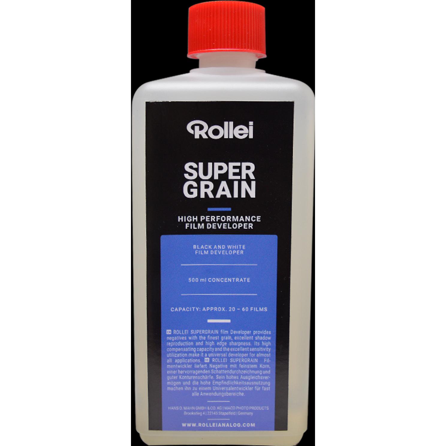 Rollei Supergrain Filmentwickler (Negativentwickler), Analogfilmentwicklung