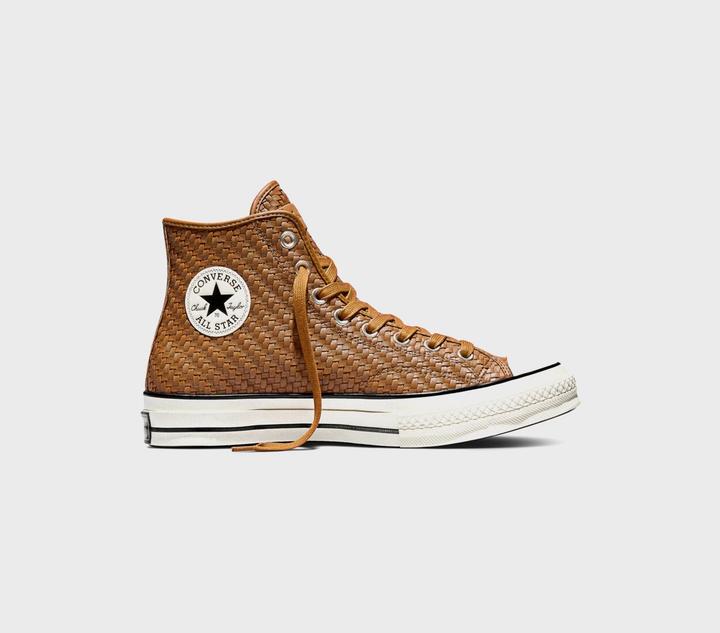 Image du produit Converse Chuck 70 Woven Leather - Warm Tan / Egret / Black (40)