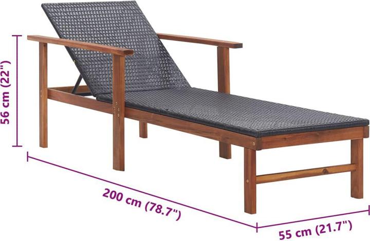 Immagine prodotto vidaXL Gartenliege (200 cm)