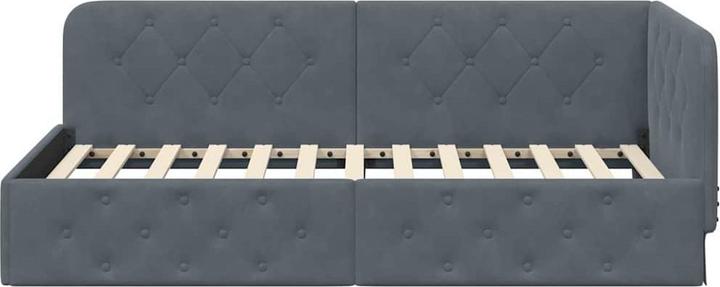 Image du produit vidaXL Eckbettgestell (90 x 190 cm)