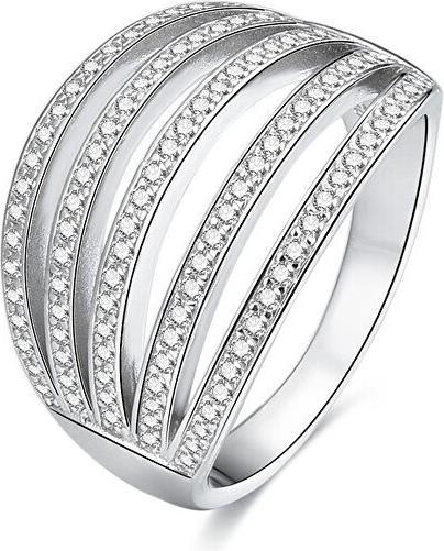 Produktbild Beneto Silver ring with zircons AGG338 - Circuit: 62 mm (L) (62)