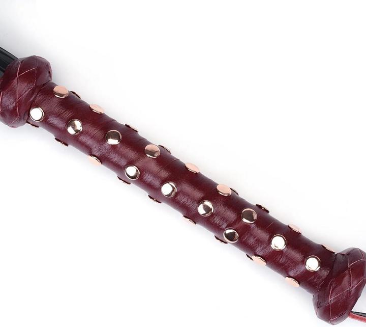 Produktbild Liebe Seele Wine Red Flogger mit Nietengriff