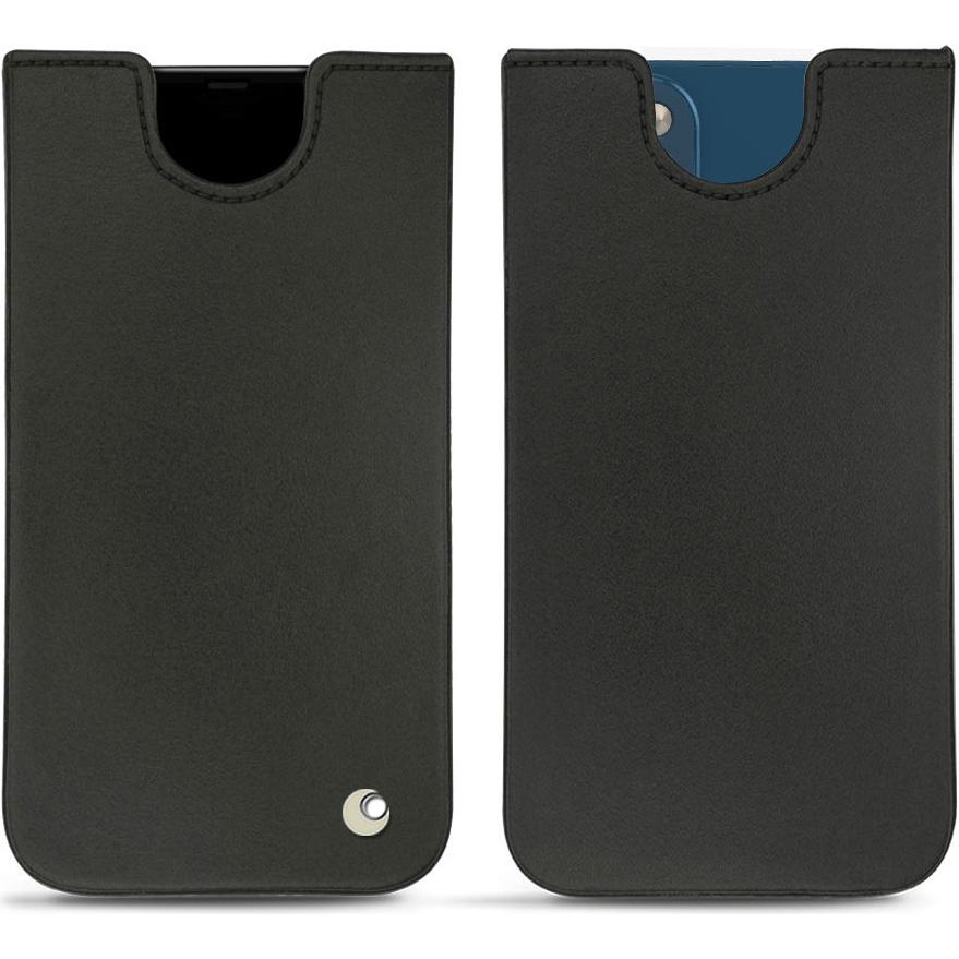 Noreve Lederschutzhülle (Apple iPhone 14 Plus), Smartphone Hülle, Schwarz