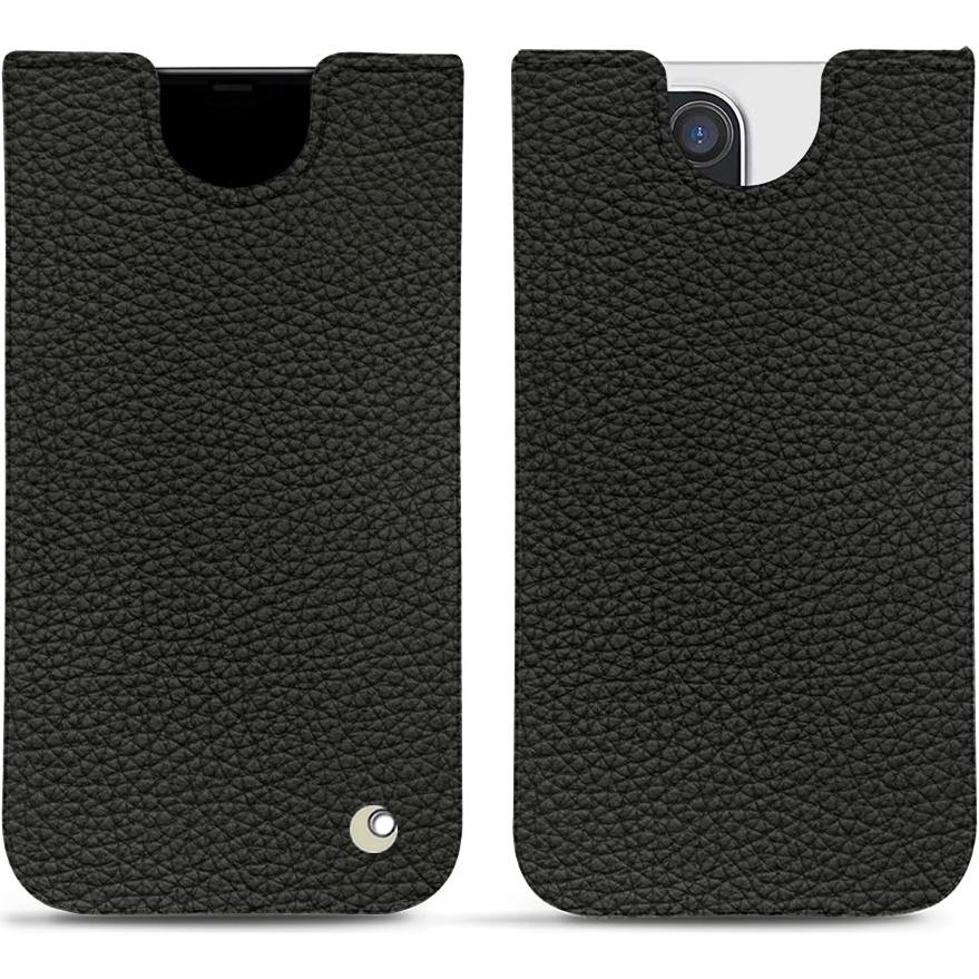 Thumbnail - Noreve Lederschutzhülle (Apple iPhone 14 Pro Max), Smartphone Hülle, Schwarz