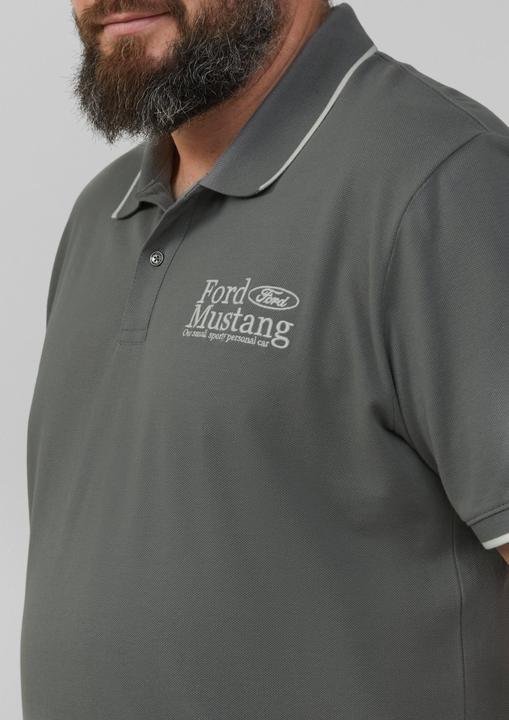 Immagine prodotto S.Oliver Polo-Shirt Poloshirt aus Piqué mit Stickerei und Ford®-Artwork (XXL)