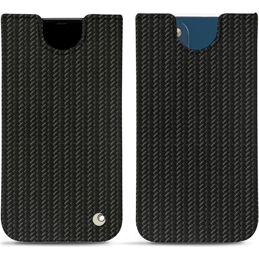 Noreve Lederschutzhülle (Apple iPhone 14 Plus), Smartphone Hülle, Schwarz