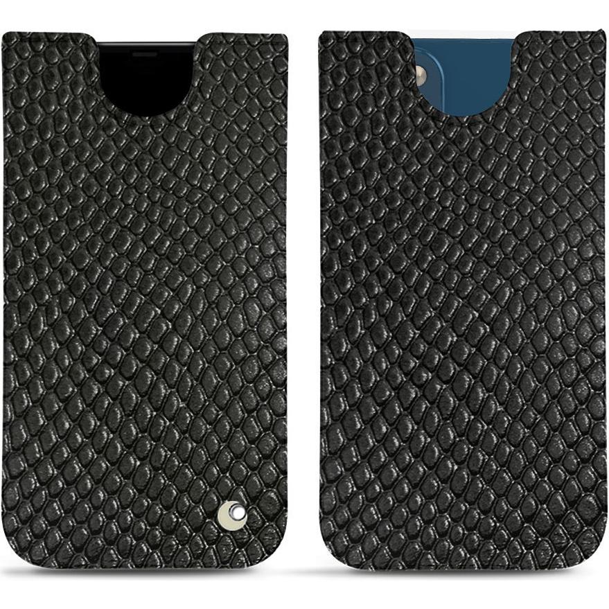 Thumbnail - Noreve Lederschutzhülle (Apple iPhone 14 Plus), Smartphone Hülle, Schwarz