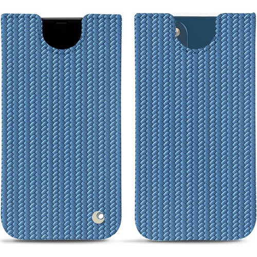 Noreve Lederschutzhülle (Apple iPhone 14 Plus), Smartphone Hülle, Blau