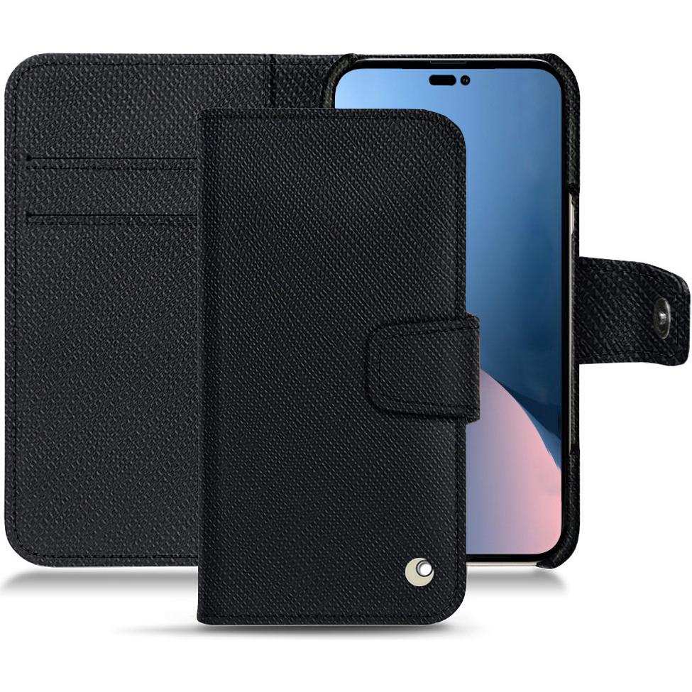 Thumbnail - Noreve Lederschutzhülle Wallet (Apple iPhone 14 Plus), Smartphone Hülle, Schwarz