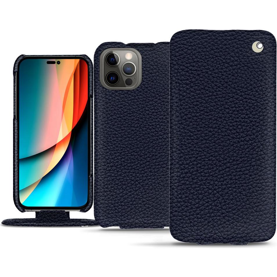 Thumbnail - Noreve Lederschutzhülle vertikal (Apple iPhone 14 Pro), Smartphone Hülle, Violett