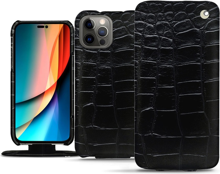 Actual product image Noreve Vertical leather shell (Apple iPhone 14 Pro)