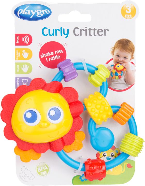Image du produit Playgro Curly Critter hochet lion