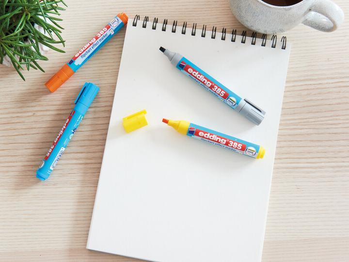 Actual product image Edding 385 Flipchart-Marker farbsortiert 1,0 - 5,0 mm, 4 St. (4 x)