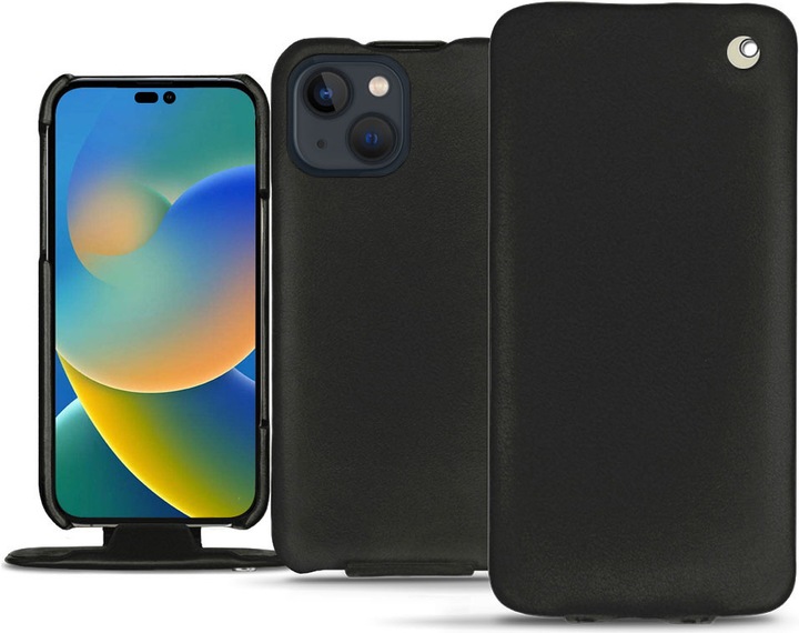 Actual product image Noreve Vertical leather shell (Apple iPhone 14)