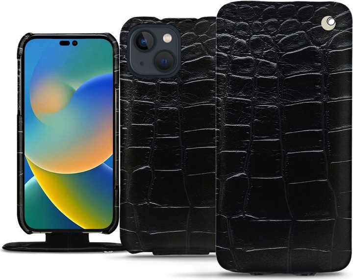 Actual product image Noreve Vertical leather shell (Apple iPhone 14)