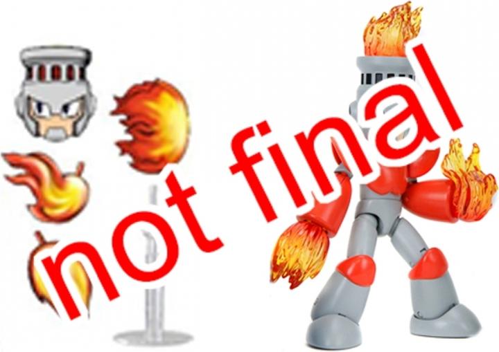 Produktbild Jada Mega Man Fire Man 6" Figure