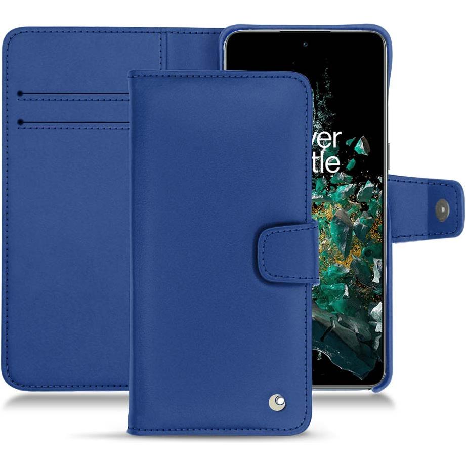 Thumbnail - Noreve Lederschutzhülle Wallet (OnePlus 10T), Smartphone Hülle, Blau