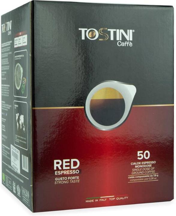 Produktbild Tostini Red Espresso Pads (50 x Port.)