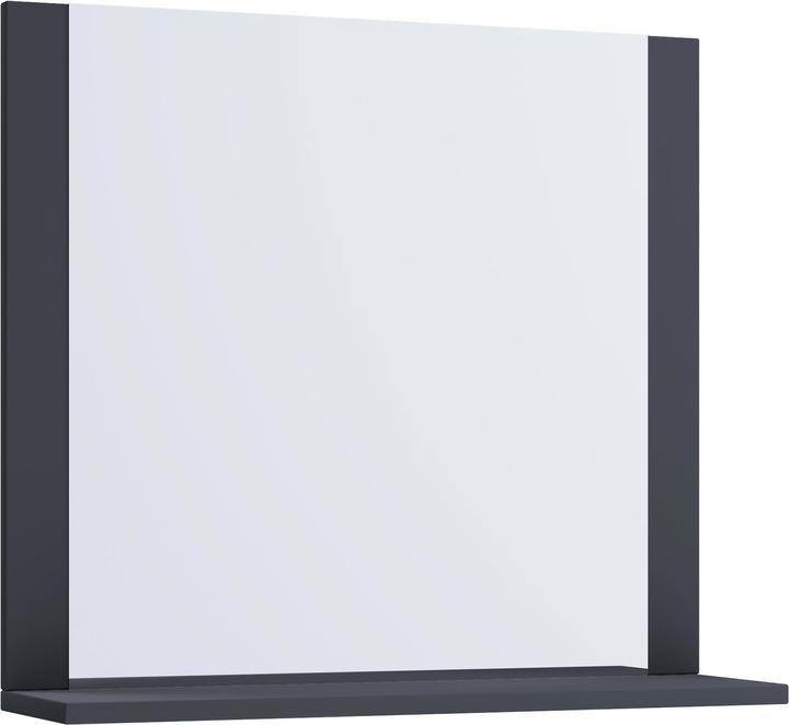Productafbeelding VCM Badkamer Spiegel Wandspiegel met Lendasplank (80 x 17 cm)
