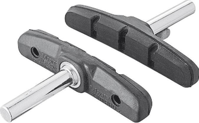 Actual product image Shimano Bremsschuhe M70T2 10 Paar Blister/Karton (V-Brake, Rubber)