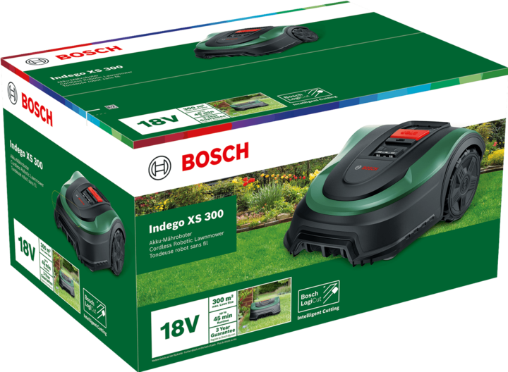 Actual product image Bosch Home & Garden Indego XS 300 (300 m², Boundary wire)