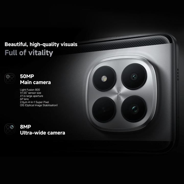 Immagine prodotto Xiaomi POCO M8 Pro 5G/12GB/512GB/Grün (512 GB, Verde, 6.83", Doppia SIM, 5G)