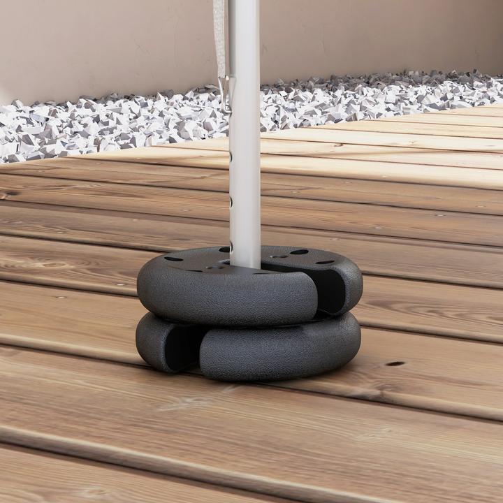 Immagine prodotto Outsunny Pesi aggiuntivi per il padiglione pieghevole (20 cm, 20 cm)