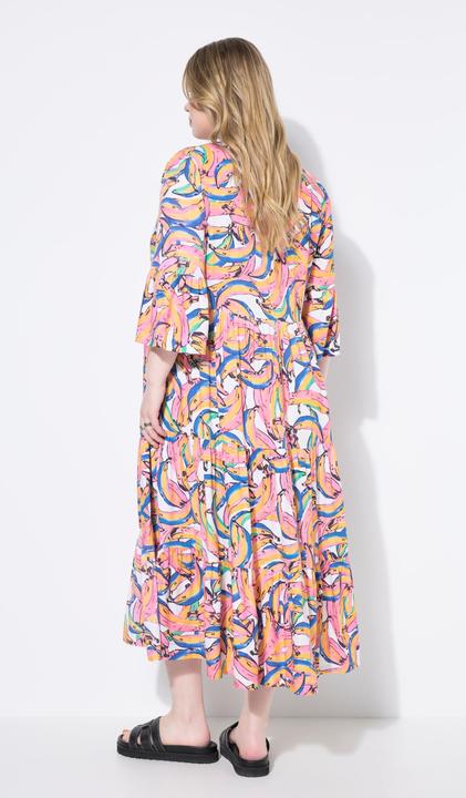 Image du produit Studio Untold Robe maxi à volants, imprimé bananes (50, 52)