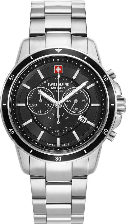 Immagine prodotto Swiss Alpine Military 7089.9137 Cronografo Uomo 44mm 10ATM (Cronografo, 44 mm)