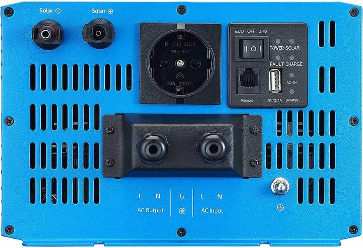 Actual product image Ective 2500W 12V to 230V Pure Sine Inverter SSI 25 with MPPT Charge Controller
