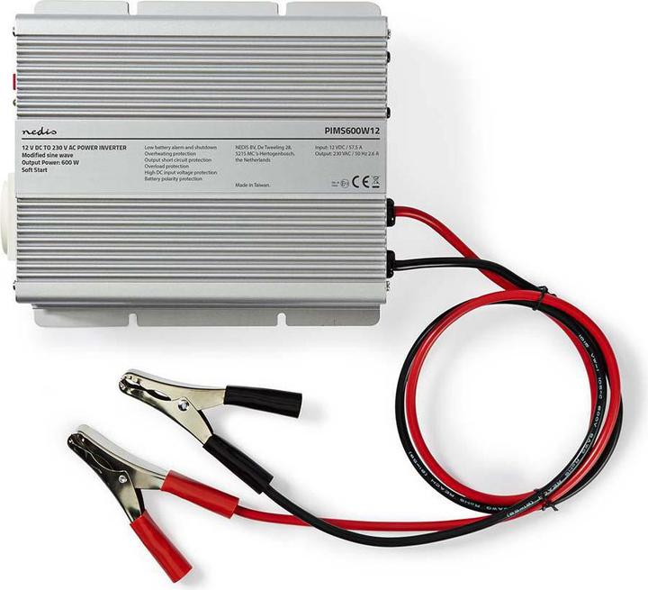 Produktbild Nedis Power Inverter änderte Sinus-Wellen Eingangsspannung: 12 V DC Geräteausgangsanschluss: 1 230