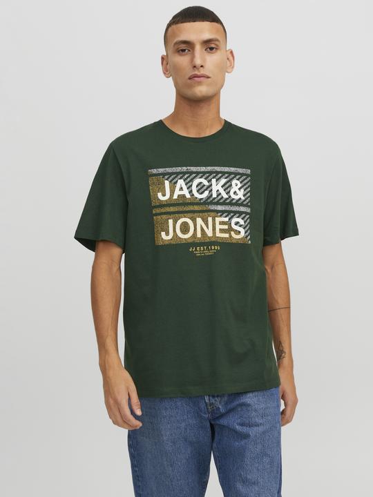 Produktbild Jack & Jones 3er-pack Gedruckt Rundhals T-shirt T-shirt (M)