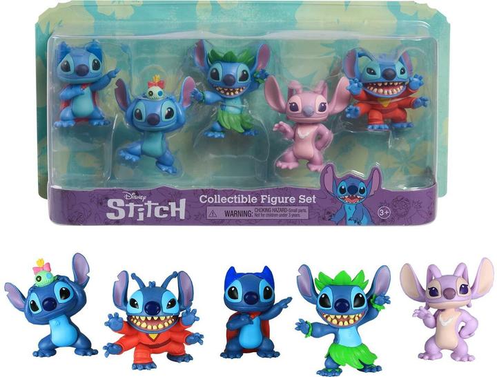 Actual product image Stitch Lilo & minifigures 5-pack