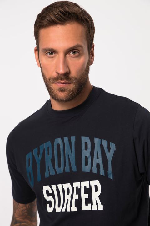 Actual product image JP1880 T-shirt, short sleeve, surfer print, round neck, up to 8 XL (XL)