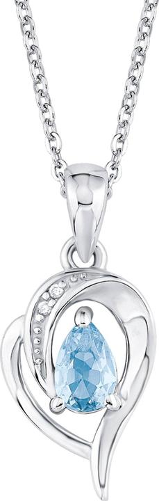 Immagine prodotto Amor Collana (Zirconia, Argento, 45 cm)