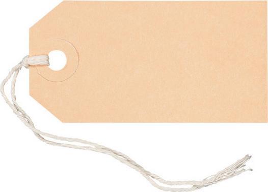 Actual product image Biella Tags and labels (50 x)