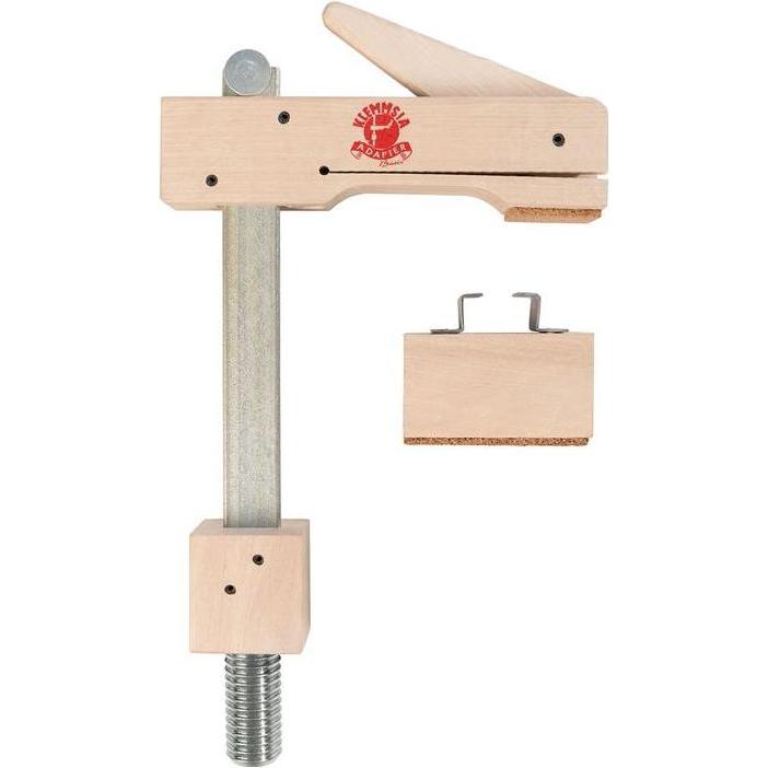 Klemmsia, Schraubstock + Zwinge, Adapter Basic Mini Spannweite 150 mm Ausladung 110 mm passend für Bohrung 20mm + Profil...