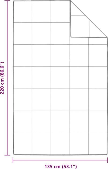 Immagine prodotto vidaXL Sommerdecke (1300 g, Piuma, 220 x 135 cm)