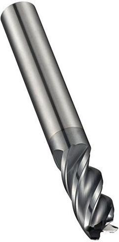 Actual product image Dormer End mill S262 Nominal Ø 10 mm Radius 0.3 mm Total length 7 HM AlCrN 40 ° Number of cutting edges 4