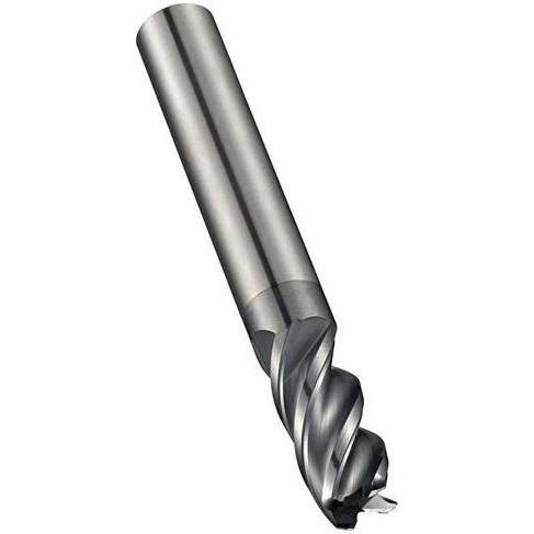 Dormer, Fräser, Schaftfräser S262 Nenn-Ø 14 mm Radius 0,5 mm Gesamtlänge 8 HM AlCrN 40 ° Schneidenanzahl 4