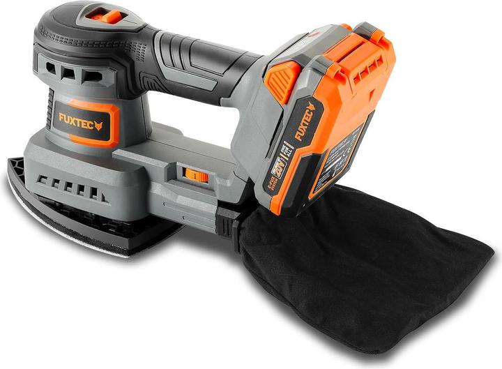 Image du produit Fuxtec Ponceuse vibrante sans fil 20V FX-E1MS20 SET avec 1 x batterie 2Ah, 1 x chargeur 1A (Ponceuse vibrante)