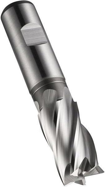 Produktbild Dormer Schaftfräser C247 DIN 844 K Nenn-Ø 9 mm Schneidenlänge 19 mm HSS-E-PM Blank 30 ° Schneidenanzahl 4