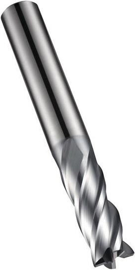 Produktbild Dormer Schaftfräser S814HA DIN 6527 L Nenn-Ø 3 mm Gesamtlänge 57 mm Schneidenl HM AlCrN 34 ° Schneidenan...