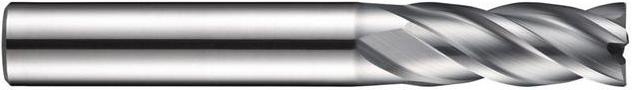 Dormer Schaftfräser S814HA DIN 6527 L Nenn-Ø 3 mm Gesamtlänge 57 mm Schneidenl HM AlCrN 34 ° Schneidenan...
