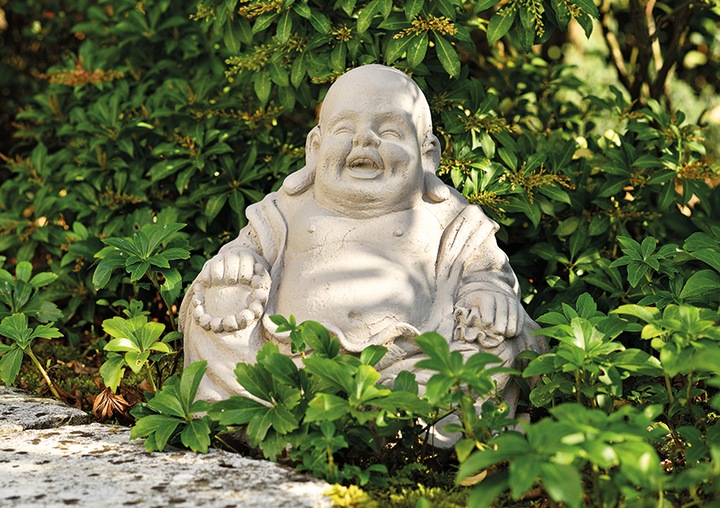 Produktbild G. Wurm Buddha in grau, Magnesia, B35 x T30 x H32 cm (35 x 30 x 32 cm)